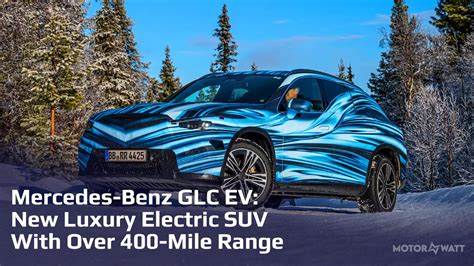 Mercedes-Benz GLC EV: New Luxury Electric SUV With Over 400-Mile Range