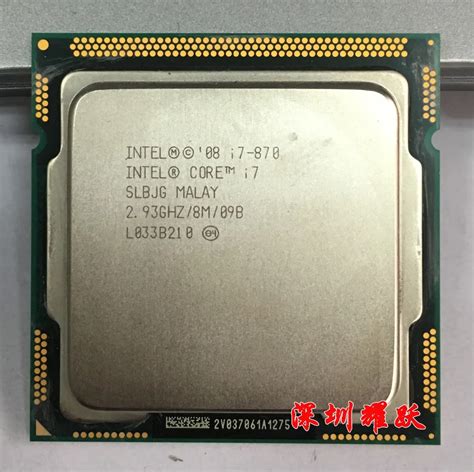 Intel Core i7 870 i7 870 Processor (8M Cache, 2.93 GHz) LGA1156 Desktop ...