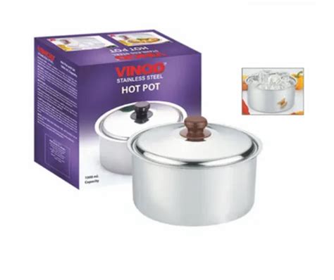 Vinod Stainless Steel Hot Pot For Kitchen Capacity 1000 Ml At Rs 1350 Piece In Thane