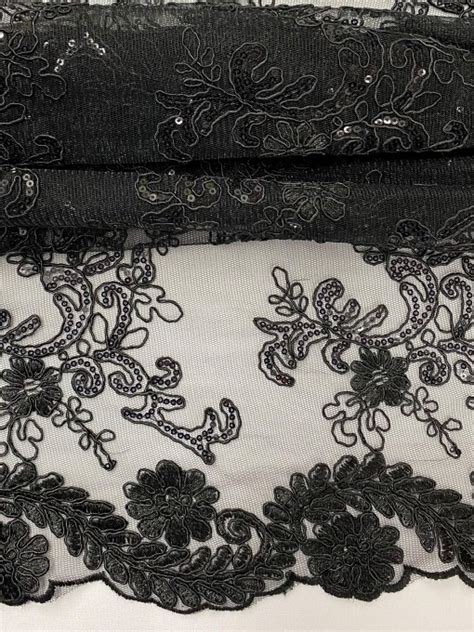 Elenas Lace Black Sal Tex Fabrics Inc