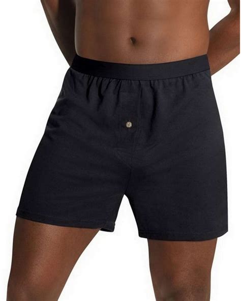 Hanes HN255K Mens TAGLESS Knit Boxers With Comfort Flex Waistband Pack