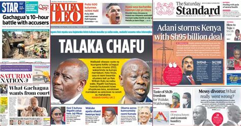 Kenyan Newspapers Review Insiders Detail Billions Broken Promises