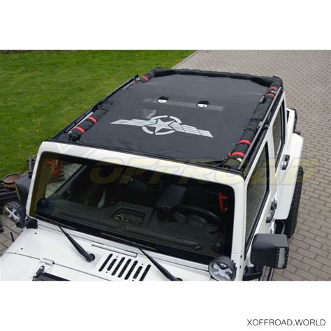 Sonnendach Bikini Schwarz Avengers Style Stern Türer Jeep Wrangler JK XOST X Offroad