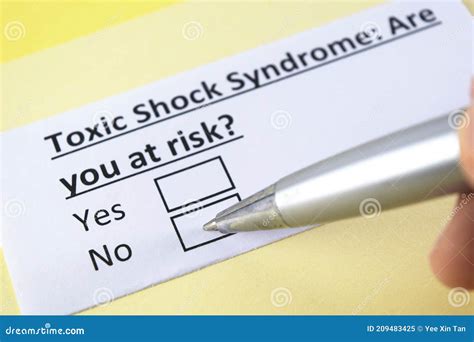 Toxic Shock Syndrome Tss Diagnosis Form And Stethoscope Royalty Free