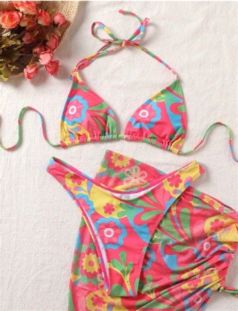 Bikini 3 Piece Set Women S Fashion Swimwear Bikinis Swimsuits On Carousell