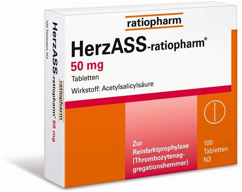 Herz Ass Ratiopharm Mg Tabletten Tabletten Kaufen Volksversand Versandapotheke