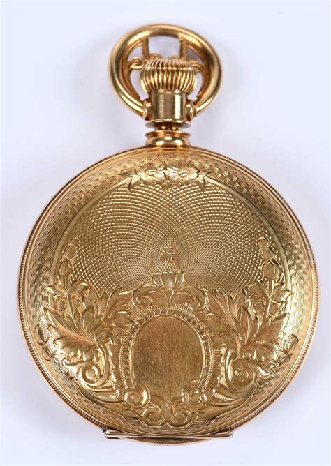 18kt Waltham Gold Pocket Watch Sold At Auction On 11th January Brunk