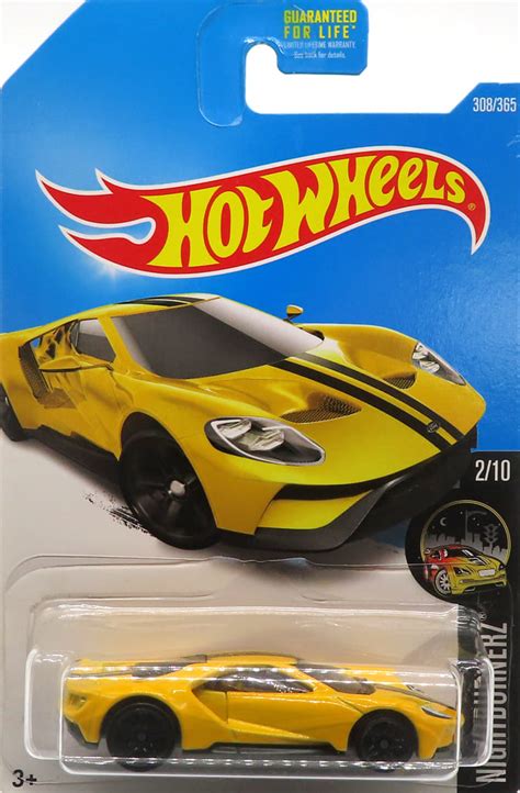 駿河屋 1 64 17 FORD GT イエローブラック Hot Wheels NIGHTBURNERZ DVC35 ホットウィールhotwheels