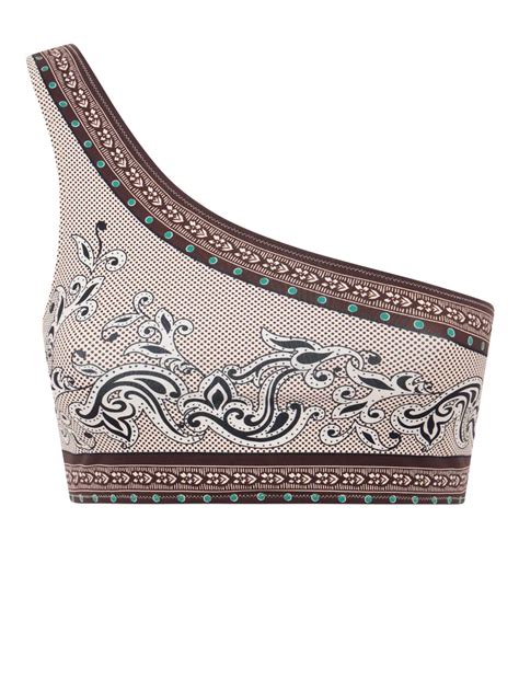 La DoubleJ Goddess Bikini Top Neutrals FARFETCH