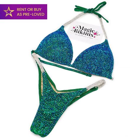Rental Bikini Ocean Shimmer NPC IFBB Pro League Magic Bikinis