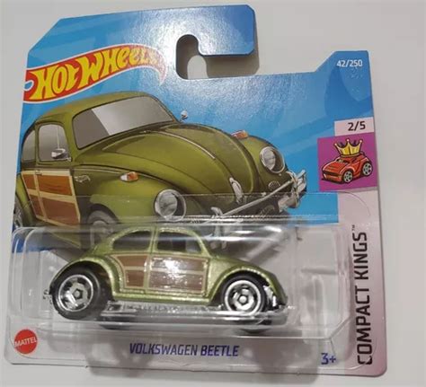 Miniatura Carrinho Hot Wheels Volkswagen Beetle Fusca Verde Parcelamento Sem Juros