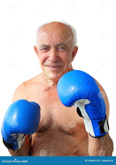 Elderly Man Boxing Royalty Free Stock Photo Image 32669135