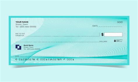 Premium Vector | Bank check, bank cheque design, vector format