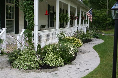 Perfect Front Porch Landscape Designs Home Decoration And