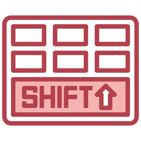 shift surang red icon