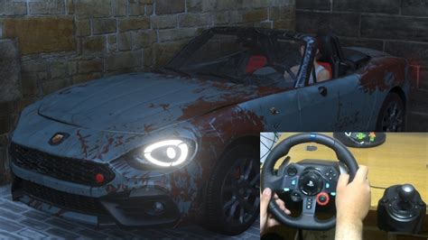 Rebuilding A Abarth 124 Spider 2017 Forza Horizon Logitech G29 And