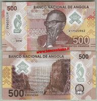 Angola Set Kwanzas Polymer Unc