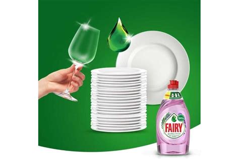 Средство для мытья посуды FAIRY Pure & Clean Лаванда и Розмарин 450 мл ...