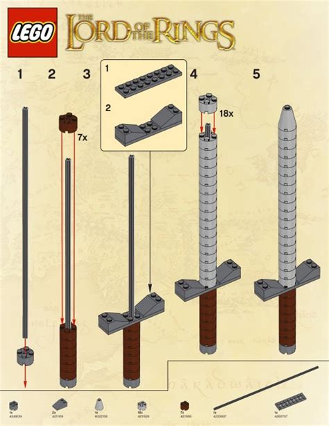 LEGO LOTRSWORD Sword | Brickset