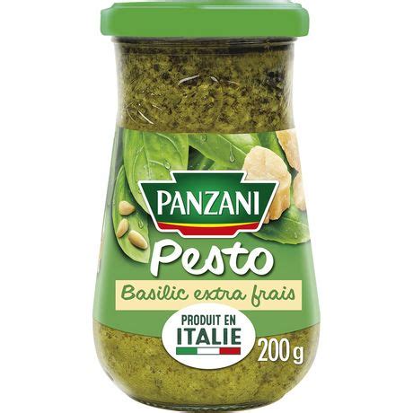 Sauce Pesto Panzani Basilic G Swidis Fr