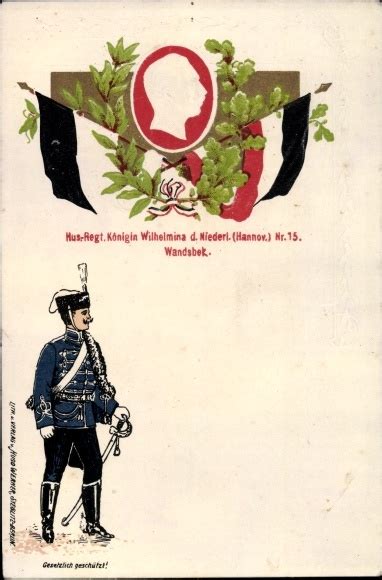 Regiment Ansichtskarte Postkarte Husaren Regiment Akpool De