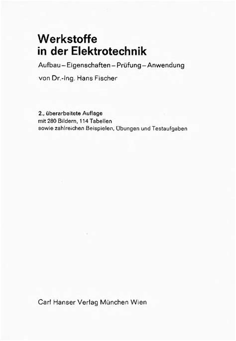 PDF Werkstoffe Der Elektrotechnik DOKUMEN TIPS