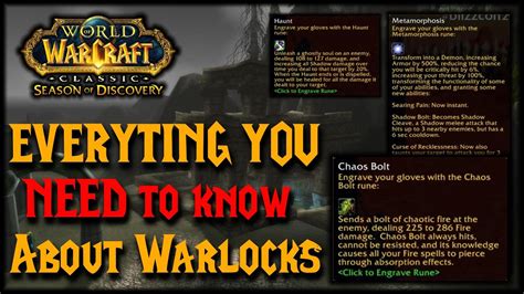 Everything You Need To Know About Warlocks In Season Of Discovery