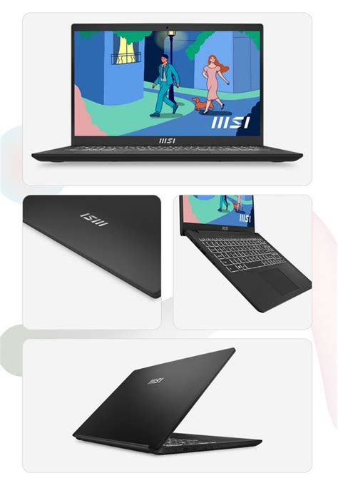 MSI Modern 15 B12M 15.6" FHD Laptop i7-1255U 16GB 512GB W11H - Modern ...