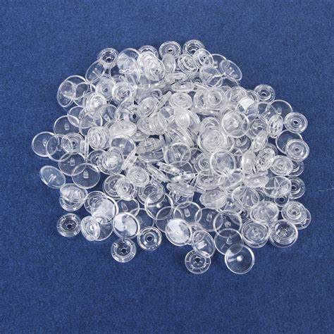 45 комплектов(180 шт.) прозрачный смолы кнопки Пластик защелки ...