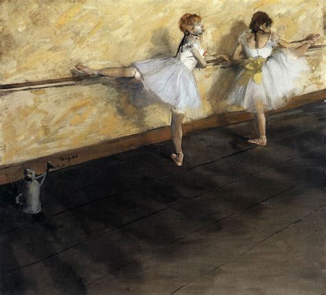 Dancers Practicing At The Bar By DEGAS Edgar