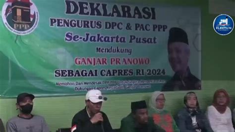 DPC PPP Jakpus Dukung Ganjar Maju Capres 2024