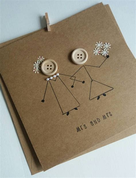 Gay Wedding Same Sex Wedding Card Mrs And Mrs Gay Couple Marriage Civil Partnership Lesbian