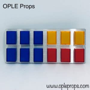 OPLE Props Qualitäts Rangabzeichen Grand Admiral Thrawn Push Buttons