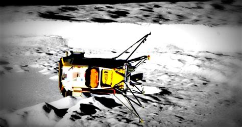 Odysseus Lunar Lander Tipped Over On Touchdown And Its Resting On Its