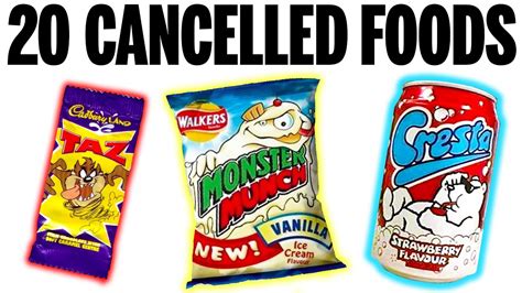 20 Banned Cancelled Foods WE WANT BACK Nostalgia YouTube