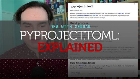 Pyproject Toml The Modern Python Project Definition File Explained Infoworld