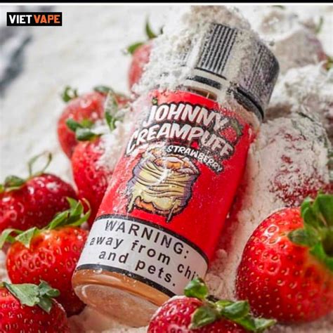 Johnny Creampuff Dâu Tây Freebase 100ml Tinh Dầu Vape