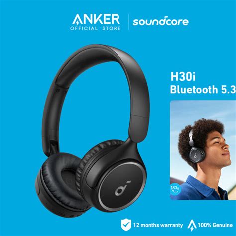 Soundcore by Anker H30i Wireless On-Ear Headphones, Foldable Design ...