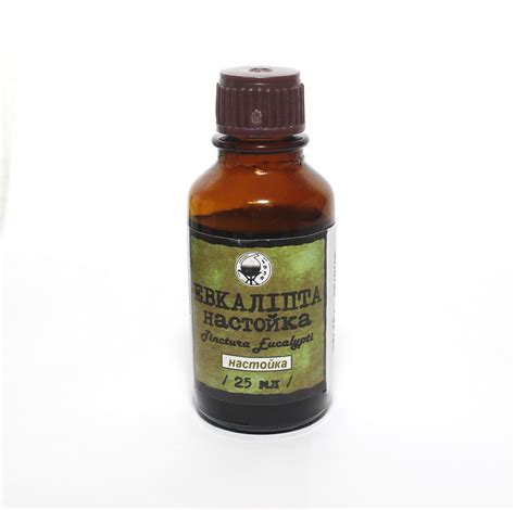ЭВКАЛИПТА НАСТОЙКА 25МЛ: цена, инструкция, отзывы в сети аптек Viridis