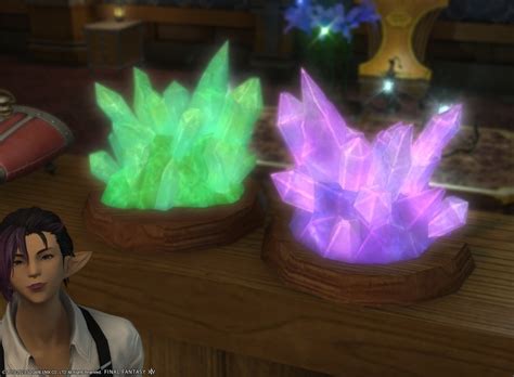 Free Stl File Ffxiv Crystal Boule Cluster A Purple Crystal Housing