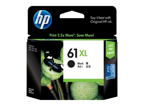 HP 61XL High Yield Black Original Ink Cartridge HP Store Australia