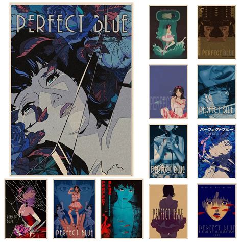 Anime Azul Perfeito P Steres Anime Decora O Vintage Arte Est Tica