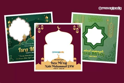 Link Twibbon Isra Miraj Atau H Desain Terbaru Islami Dan