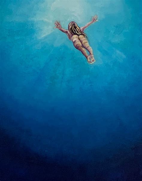 Anastasia Gklava - "Blue Velvet", Bright blue tones, circular sea water