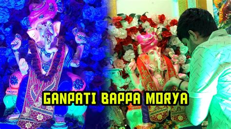 Ganpati Bappa Aaye Hmare Ghar🙏♥️ganpati Bappa Morya 2023lalbagh Ke