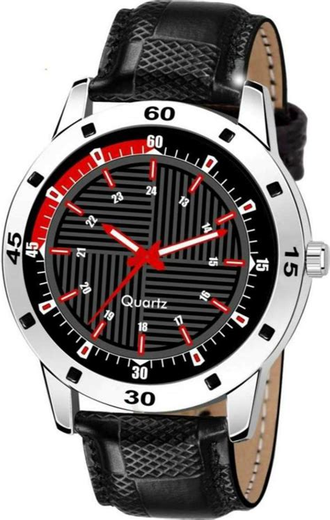 Bolun Analog Black Dial Black Strap Watch For Men - JioMart