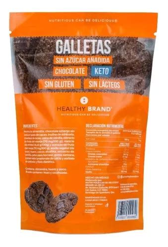 Galleta Chocolate Healthy Brand Keto Sin Gluten Gr Pz En Venta En