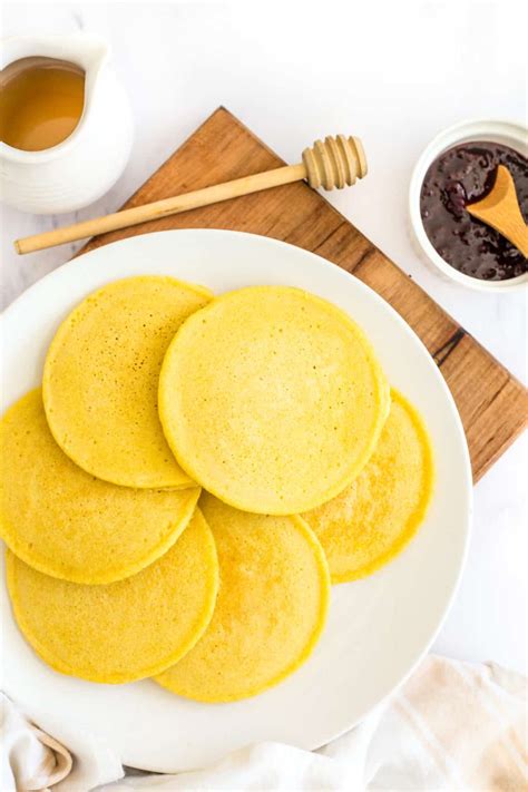 The Easiest Corn Flour Pancakes Gluten Free Dairy Free Dish By Dish