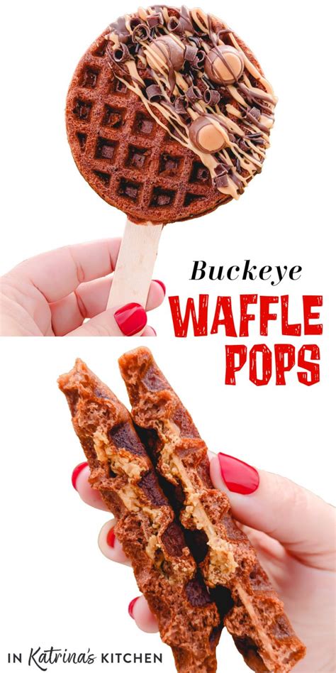 Buckeye Waffle Pops