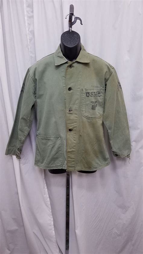 Vintage Jacket Usmc Jacket 1950s Jacket Marines Jacket Usmc Stencil